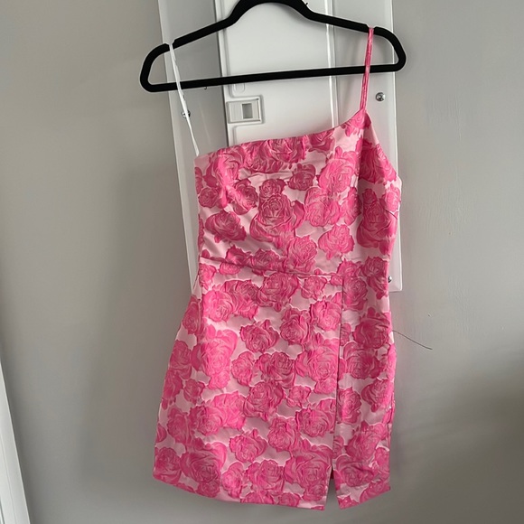 Pink rose mini dress - Picture 1 of 2